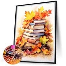 Load image into Gallery viewer, Diamond Painting - Full Square - maple leaf books (30*40CM)