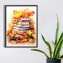 Load image into Gallery viewer, Diamond Painting - Full Square - maple leaf books (30*40CM)