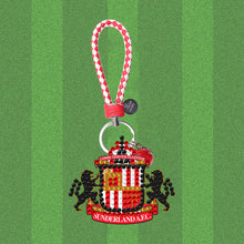 Load image into Gallery viewer, Double Sided Special Shape Diamond Painting Keychain (Sunderland F.C.)