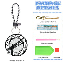 Load image into Gallery viewer, Double Sided Special Shape Diamond Painting Keychain (Gateshead F.C.)