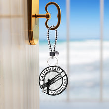 Load image into Gallery viewer, Double Sided Special Shape Diamond Painting Keychain (Gateshead F.C.)