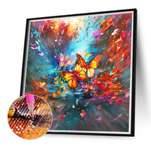 Load image into Gallery viewer, Diamond Painting - Full Round - Oil paint three butterflies (40*40CM)