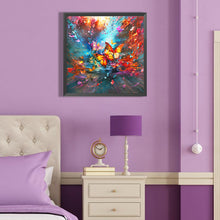 Load image into Gallery viewer, Diamond Painting - Full Round - Oil paint three butterflies (40*40CM)
