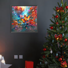 Load image into Gallery viewer, Diamond Painting - Full Round - Oil paint three butterflies (40*40CM)