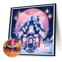 Load image into Gallery viewer, Diamond Painting - Full Round - Snow cabin (30*30CM)