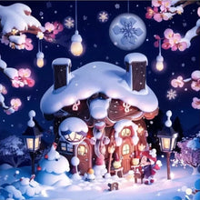 Load image into Gallery viewer, Diamond Painting - Full Round - Snow cabin (30*30CM)