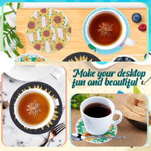 Load image into Gallery viewer, 8PCS Wooden Special Shape Diamond Painting Art Coaster Kit (Sunflower Gnome)
