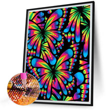 Load image into Gallery viewer, Diamond Painting - Full Round - Extreme color butterfly (30*40CM)