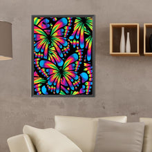Load image into Gallery viewer, Diamond Painting - Full Round - Extreme color butterfly (30*40CM)