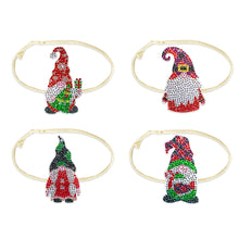 Load image into Gallery viewer, 4PCS Diamond Painting Xmas Hanging Ornament Drapes Rope (Gnome #2)