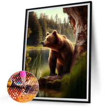 Load image into Gallery viewer, Diamond Painting - Full Round - brown bear (30*40CM)