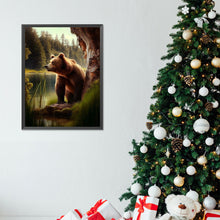 Load image into Gallery viewer, Diamond Painting - Full Round - brown bear (30*40CM)