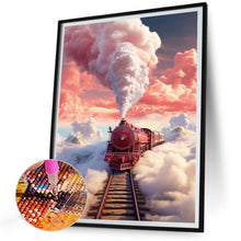 Load image into Gallery viewer, Diamond Painting - Full Round - Cloud and fog train (30*40CM)