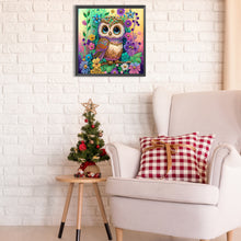 Load image into Gallery viewer, Diamond Painting - Partial Special Shaped - owl (30*30CM)