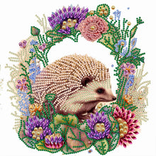 Load image into Gallery viewer, Diamond Painting - Partial Special Shaped - garland little hedgehog (30*30CM)