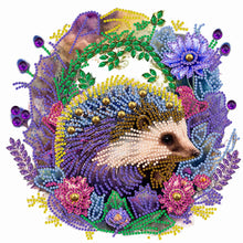 Load image into Gallery viewer, Diamond Painting - Partial Special Shaped - garland little hedgehog (30*30CM)
