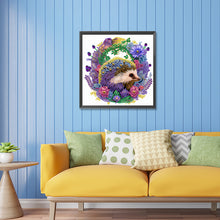 Load image into Gallery viewer, Diamond Painting - Partial Special Shaped - garland little hedgehog (30*30CM)