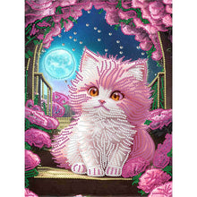 Load image into Gallery viewer, Diamond Painting - Partial Special Shaped - fantasy kitten (30*40CM)