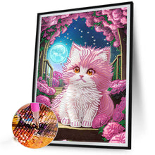 Load image into Gallery viewer, Diamond Painting - Partial Special Shaped - fantasy kitten (30*40CM)