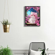 Load image into Gallery viewer, Diamond Painting - Partial Special Shaped - fantasy kitten (30*40CM)