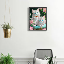 Load image into Gallery viewer, Diamond Painting - Partial Special Shaped - fantasy kitten (30*40CM)
