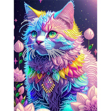 Load image into Gallery viewer, Diamond Painting - Partial Special Shaped - fantasy kitten (30*40CM)