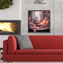 Load image into Gallery viewer, Diamond Painting - Full Round - Owl and rose (30*30CM)