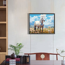 Load image into Gallery viewer, Diamond Painting - Full Round - Wild horses in the field (50*40CM)