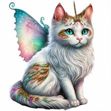 Load image into Gallery viewer, Diamond Painting - Full Round - wings kitten (30*30CM)