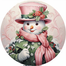 Load image into Gallery viewer, Diamond Painting - Full Round - Christmas snowman (30*30CM)