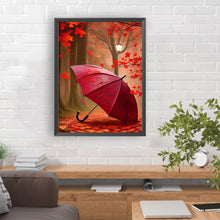 Load image into Gallery viewer, Diamond Painting - Full Round - Red umbrella in the woods (30*40CM)