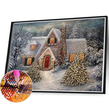 Load image into Gallery viewer, AB Diamond Painting - Full Square - christmas house (60*40CM)