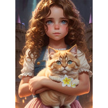 Load image into Gallery viewer, Diamond Painting - Full Square - girl (30*40CM)