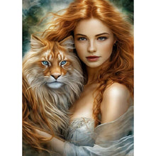 Load image into Gallery viewer, Diamond Painting - Full Square - girl (30*40CM)