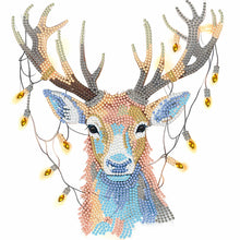 Load image into Gallery viewer, Diamond Painting - Partial Special Shaped - deer head (30*30CM)
