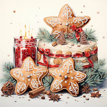 Load image into Gallery viewer, Diamond Painting - Partial Special Shaped - Cookie drinks (30*30CM)