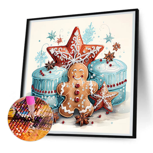 Diamond Painting - Partial Special Shaped - Cookie drinks (30*30CM)