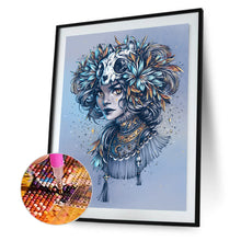 Load image into Gallery viewer, Diamond Painting - Full Round - girl (30*40CM)