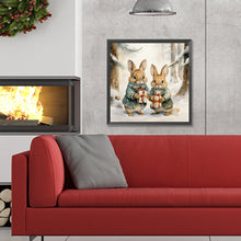 Load image into Gallery viewer, Diamond Painting - Full Round - gift bunny (30*30CM)