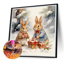 Load image into Gallery viewer, Diamond Painting - Full Round - gift bunny (30*30CM)