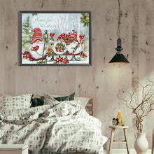 Load image into Gallery viewer, Diamond Painting - Full Round - christmas gnome (40*30CM)