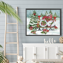 Load image into Gallery viewer, Diamond Painting - Full Round - christmas gnome (40*30CM)