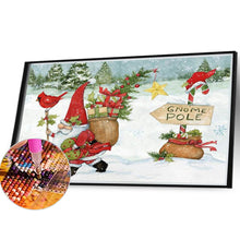 Load image into Gallery viewer, Diamond Painting - Full Round - christmas gnome (40*30CM)