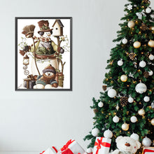 Load image into Gallery viewer, Diamond Painting - Full Round - snowman and son (30*40CM)