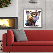 Load image into Gallery viewer, Diamond Painting - Full Round - wings kitten (30*30CM)