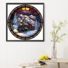 Load image into Gallery viewer, Diamond Painting - Full Round - Yuan brand snow train (30*30CM)