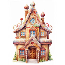 Load image into Gallery viewer, Diamond Painting - Full Round - Christmas cabin (30*40CM)