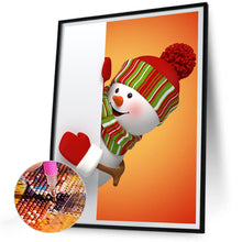 Load image into Gallery viewer, Diamond Painting - Full Round - Christmas snowman (30*40CM)