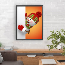 Load image into Gallery viewer, Diamond Painting - Full Round - Christmas snowman (30*40CM)