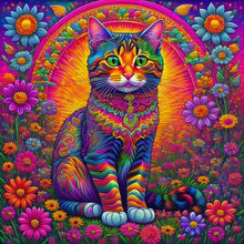 Load image into Gallery viewer, Diamond Painting - Full Round - Colorful cats (30*30CM)
